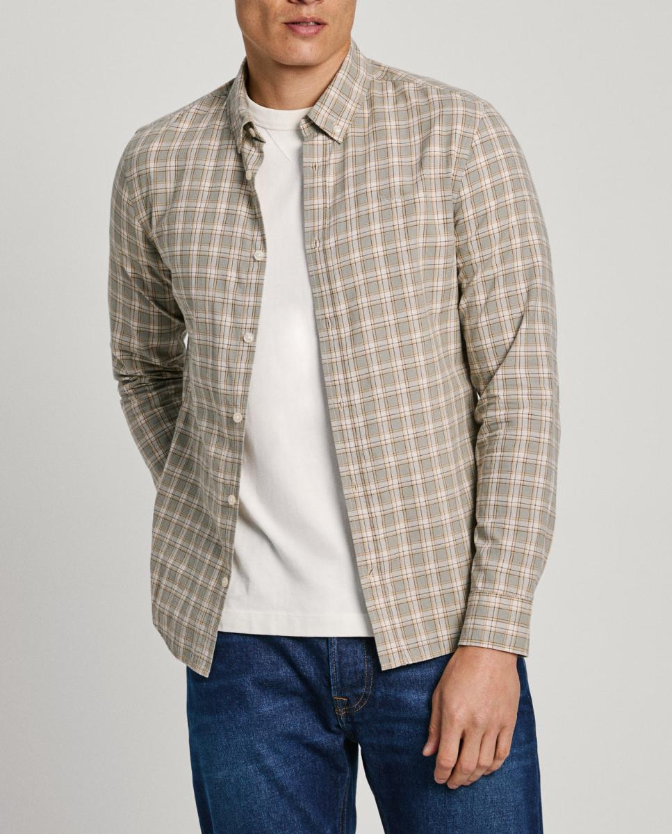 Imagen 0 de Camisa de hombre slim fit de manga larga