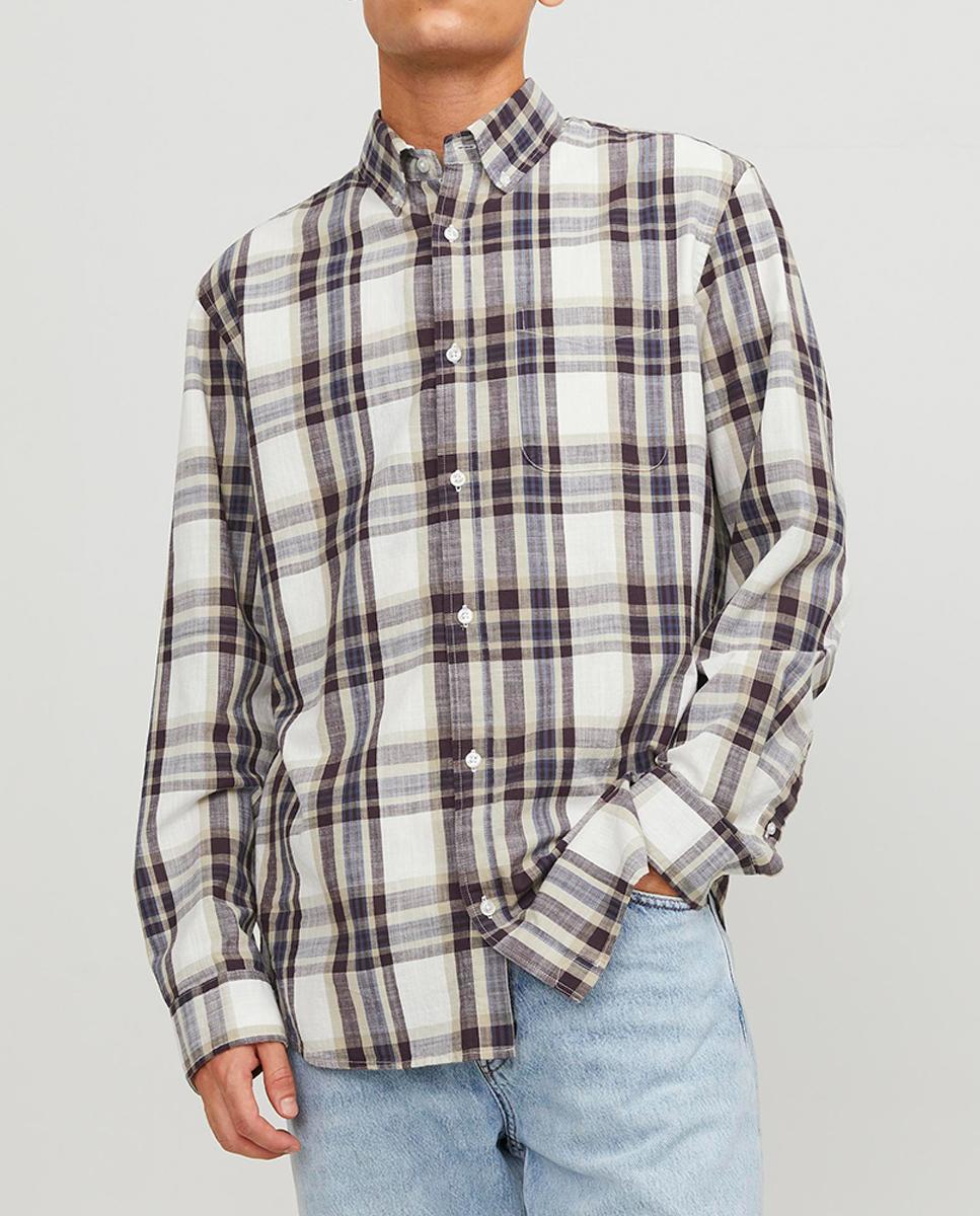 Imagen 0 de Camisa cuadros de hombre slim fit