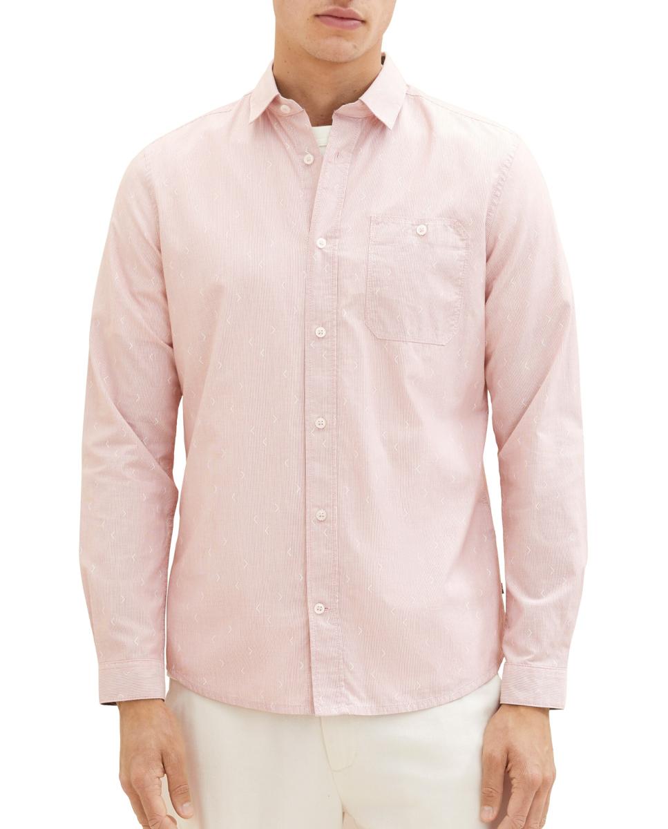 Imagen 0 de Camisa de hombre corte slim con bolsillo