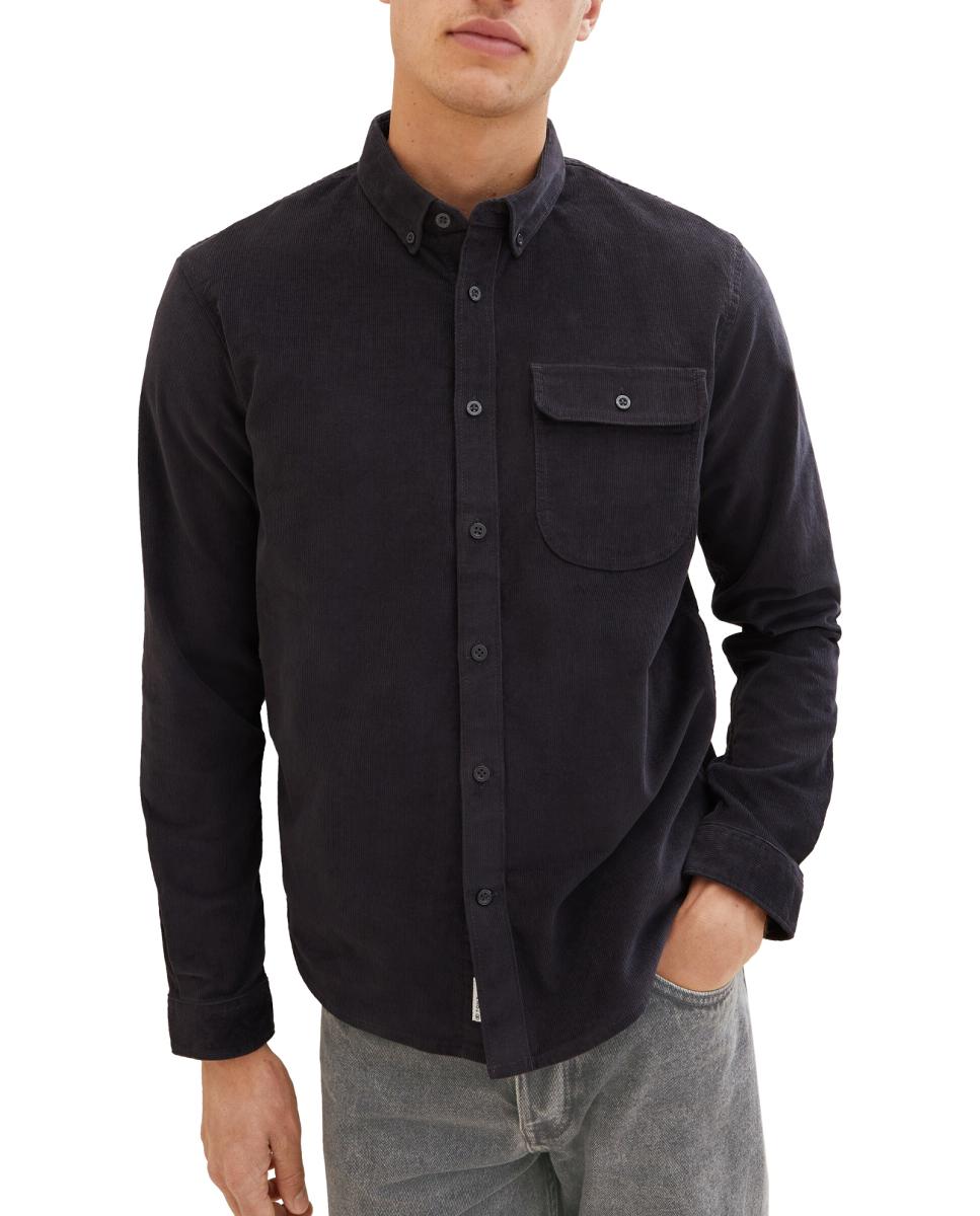Imagen 0 de Camisa de hombre con tejido de pana