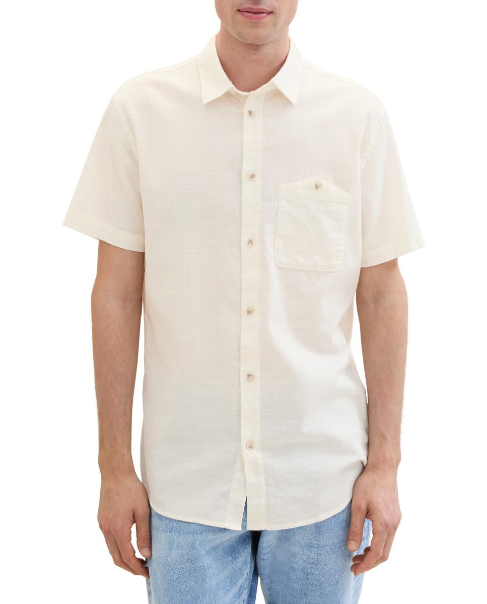 Imagen 0 de Camisa de hombre de manga corta liso