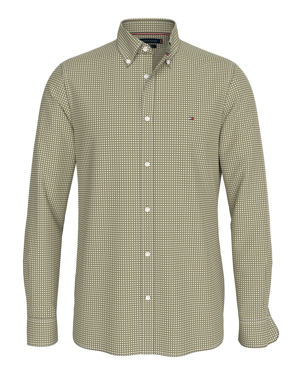 Imagen 0 de Camisa de hombre Tommy Hilfiger de microprint tallas grandes