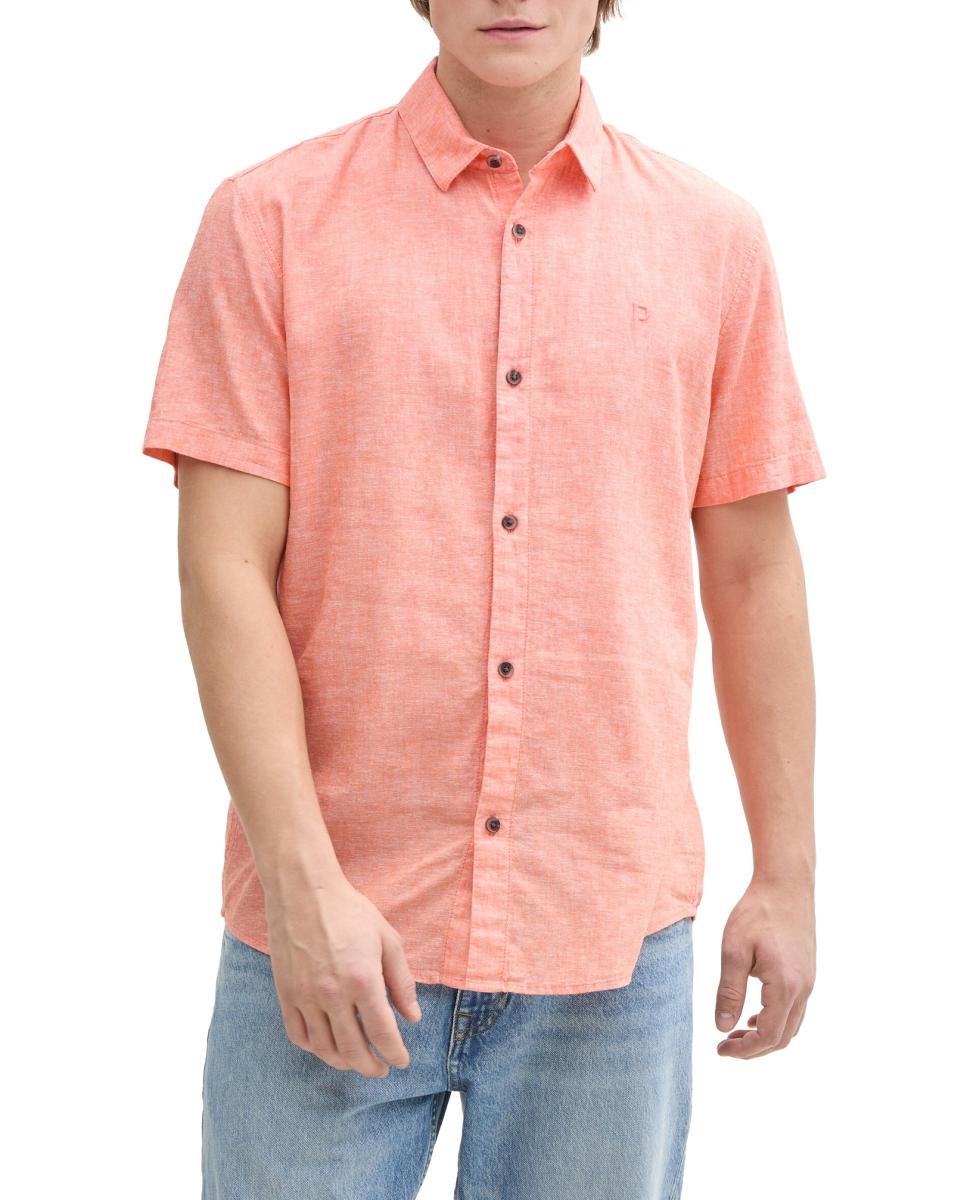 Imagen 0 de Camisa de hombre de manga corta de lino
