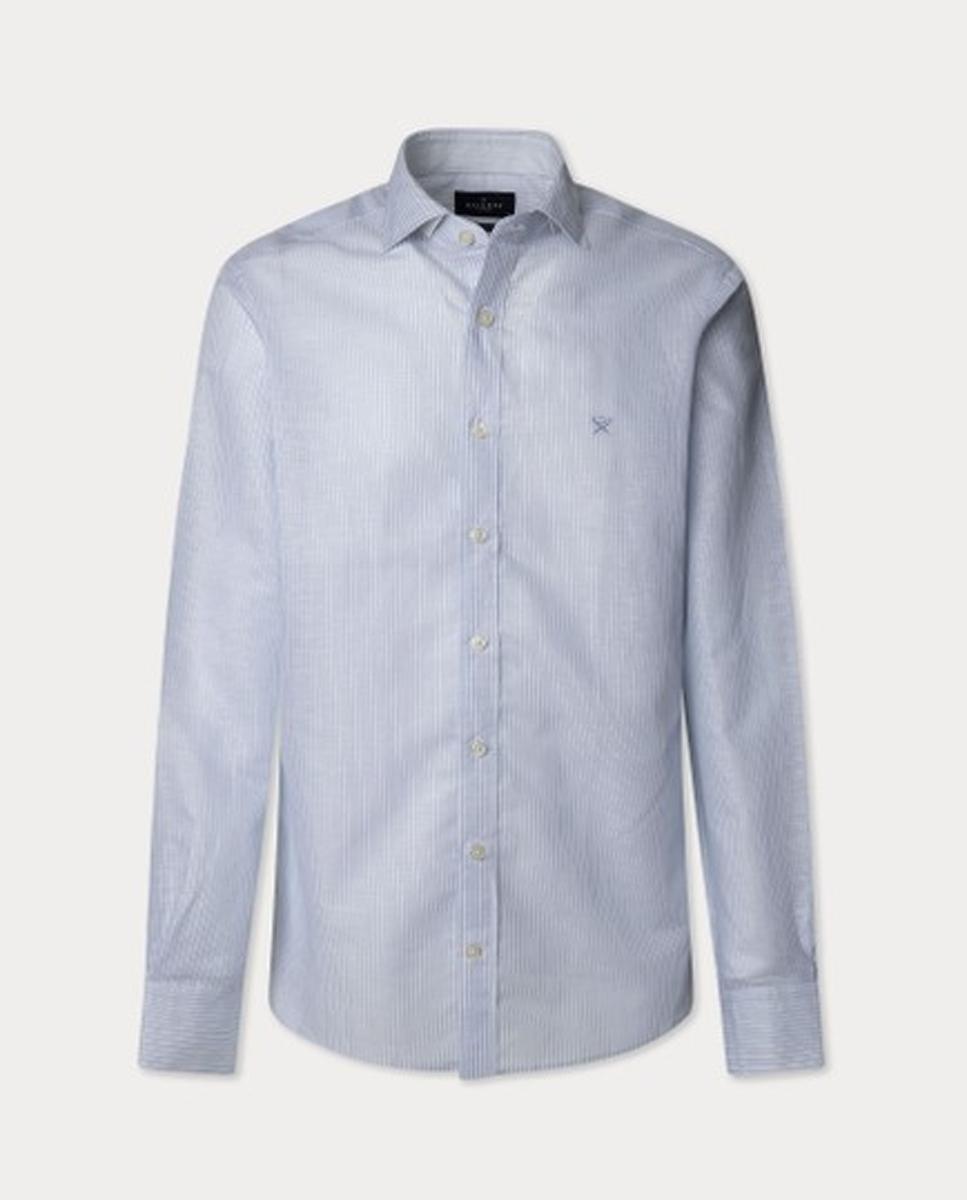 Imagen 0 de Camisa Lino Rayas Bengala Fit Tailored