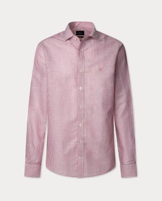 Imagen 0 de Camisa Lino Rayas Bengala Fit Tailored