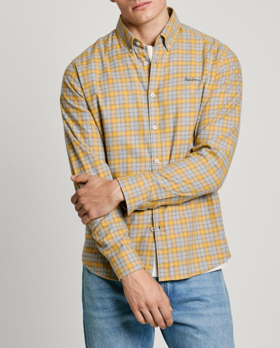 Imagen 0 de Camisa de hombre manga larga corte regular