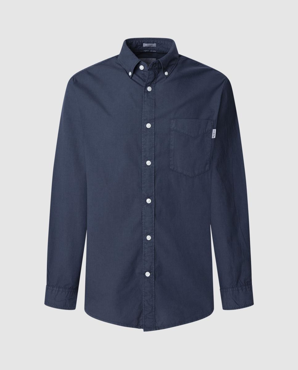 Imagen 0 de Camisa de hombre manga larga corte regular