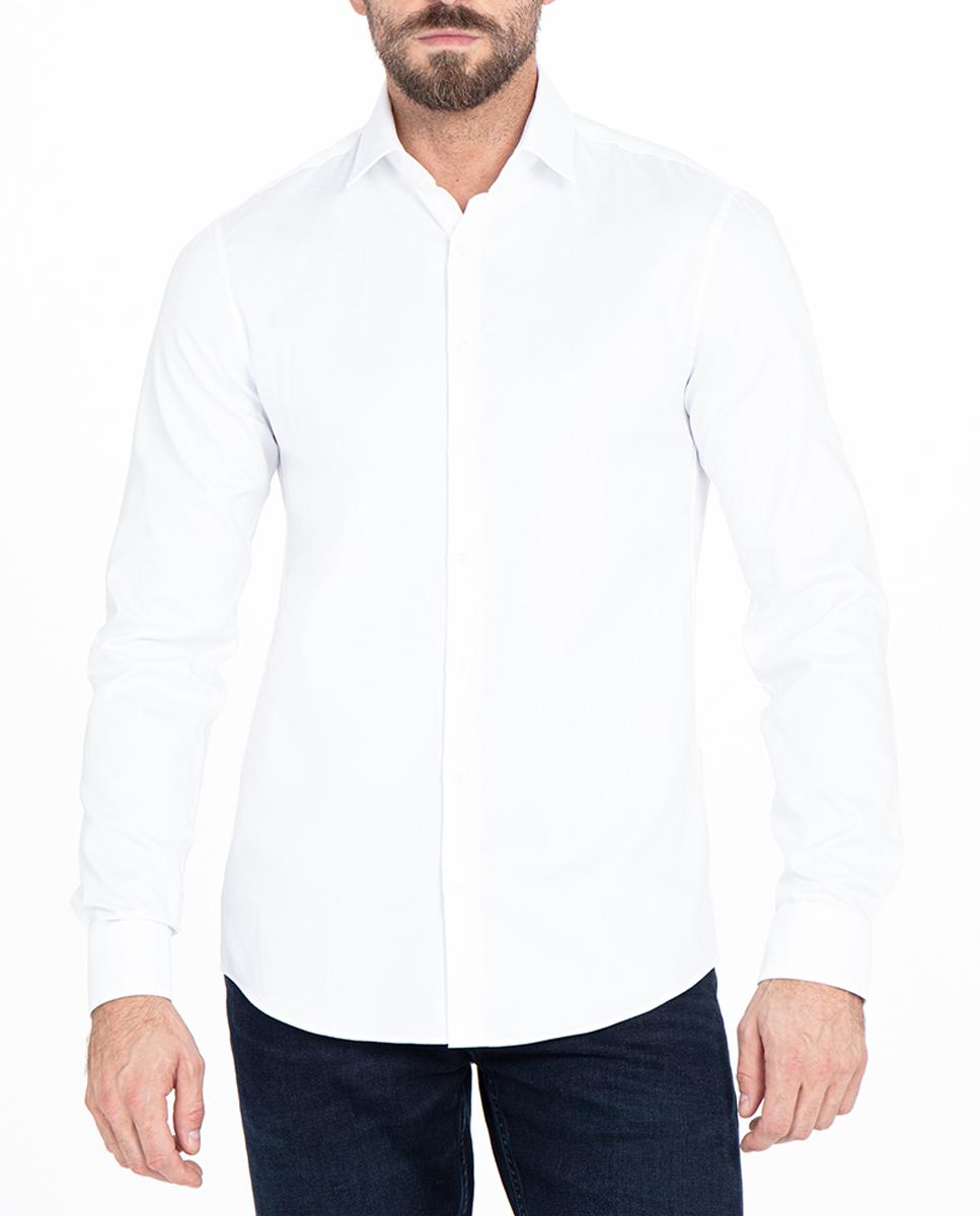 Imagen 0 de Camisa de hombre slim de algodón twill easy care