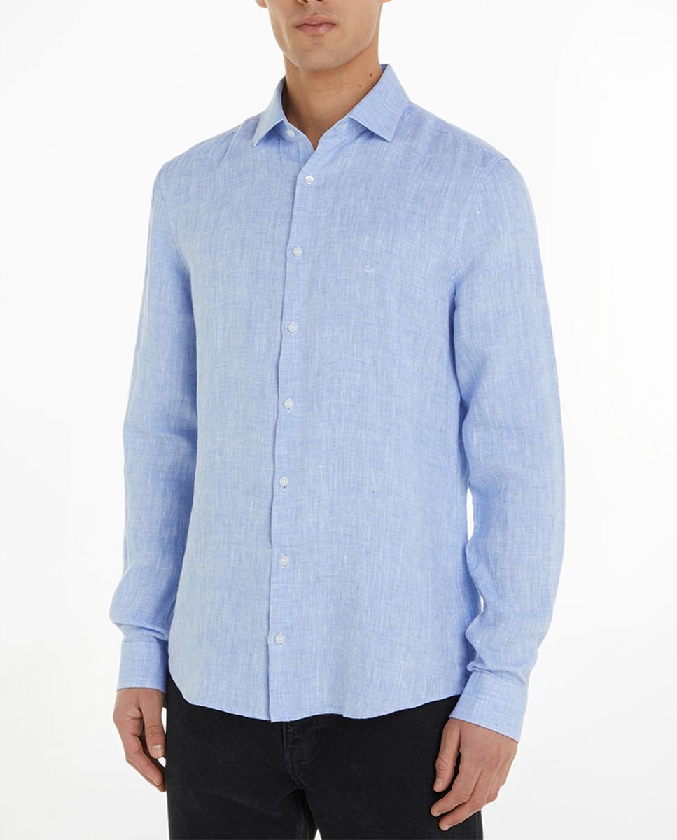 Imagen 0 de Camisa Slim de lino de hombre
