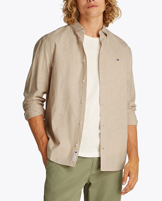 Imagen 0 de Camisa de hombre de lino y fit regular
