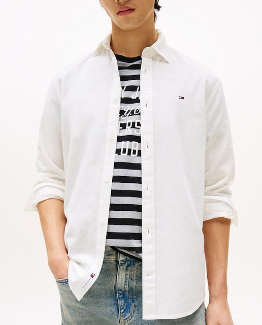 Imagen 0 de Camisa de hombre de lino y fit regular