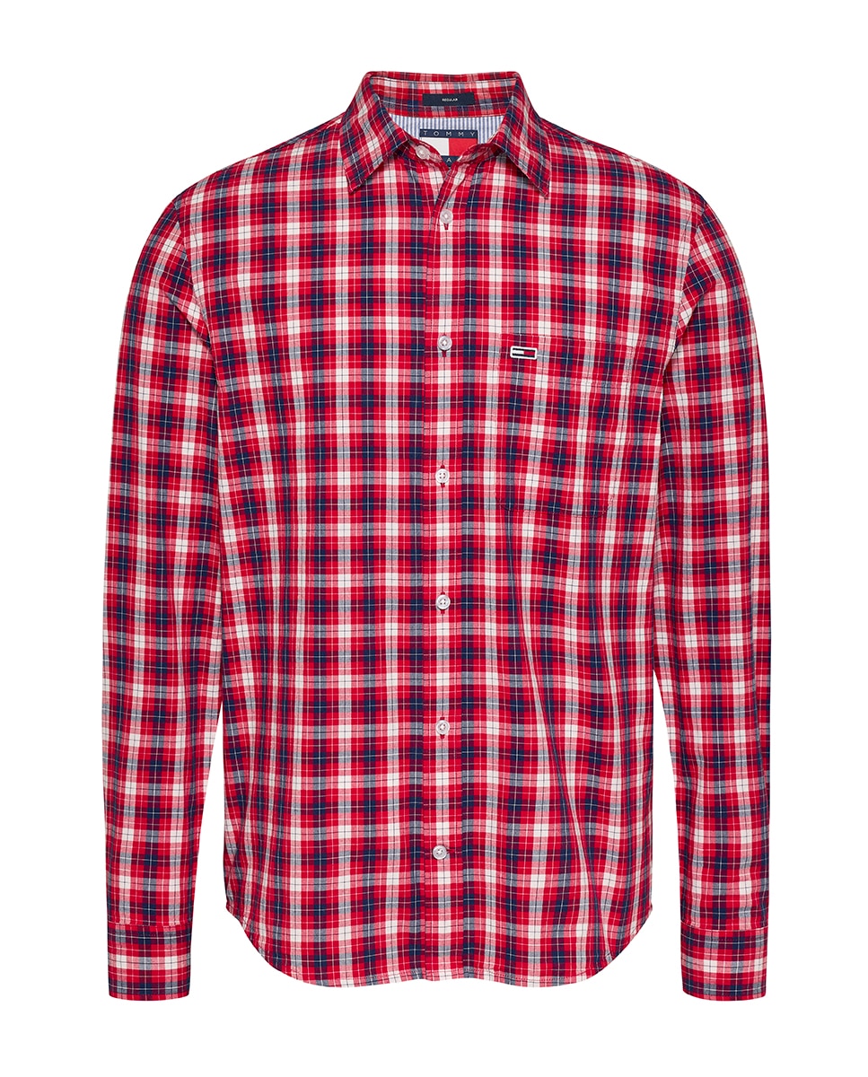 Imagen 0 de Camisa de hombre popelín de cuadros