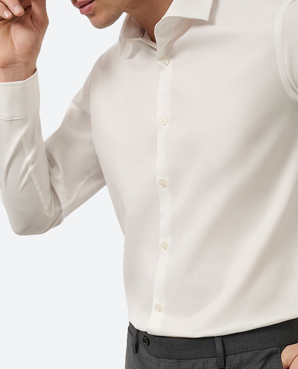 Imagen 0 de Camisa de vestir de hombre slim fit microestructura