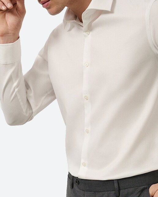 Imagen 0 de Camisa de vestir de hombre slim fit microestructura