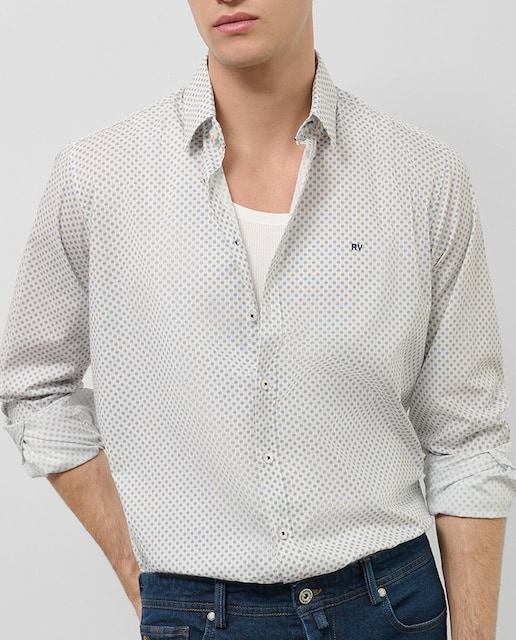 Imagen 0 de Camisa sport de hombre regular fit estampado geométrico