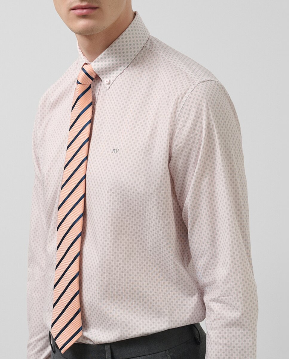 Imagen 0 de Camisa sport de hombre regular fit estampado geométrico