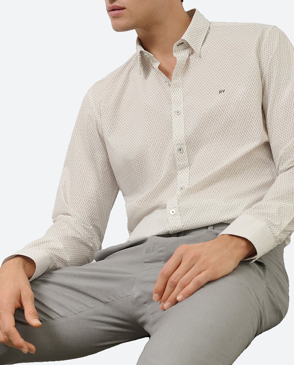 Imagen 0 de Camisa sport de hombre slim fit estampado flor