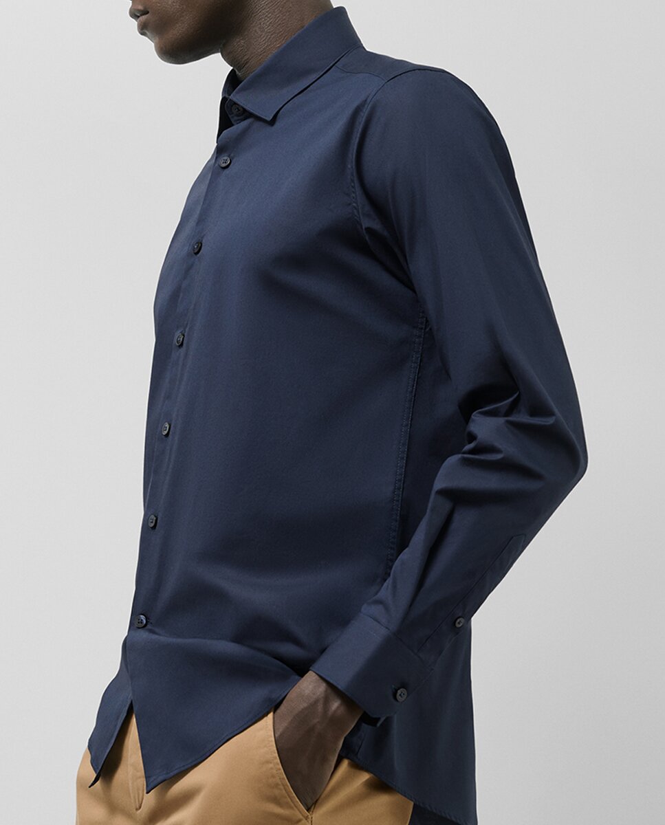Imagen 0 de Camisa vestir de hombre slim fit lisa