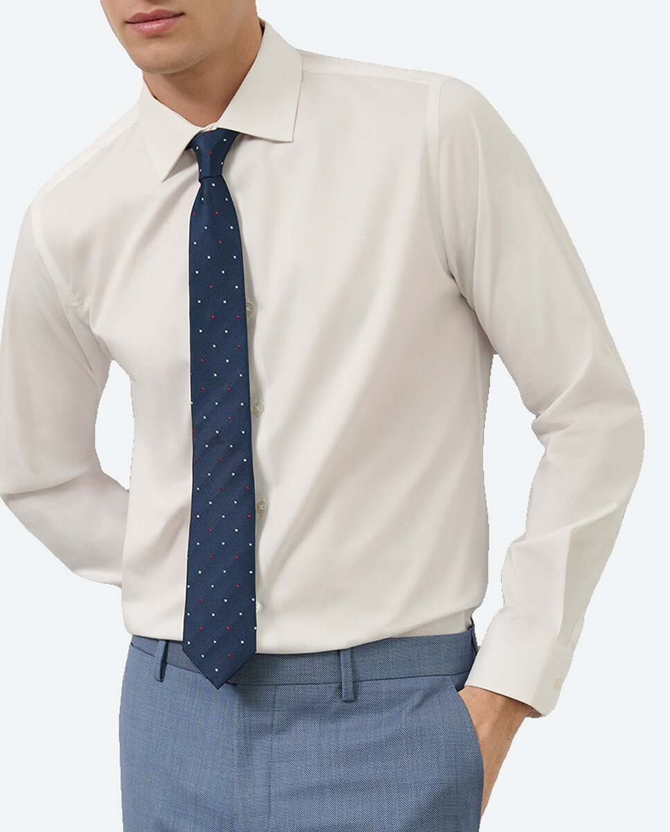 Imagen 0 de Camisa de vestir de hombre regular fit  microestructura