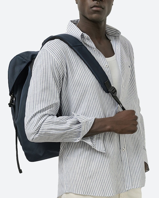 Imagen 0 de Camisa sport de lino de hombre regular fit rayas