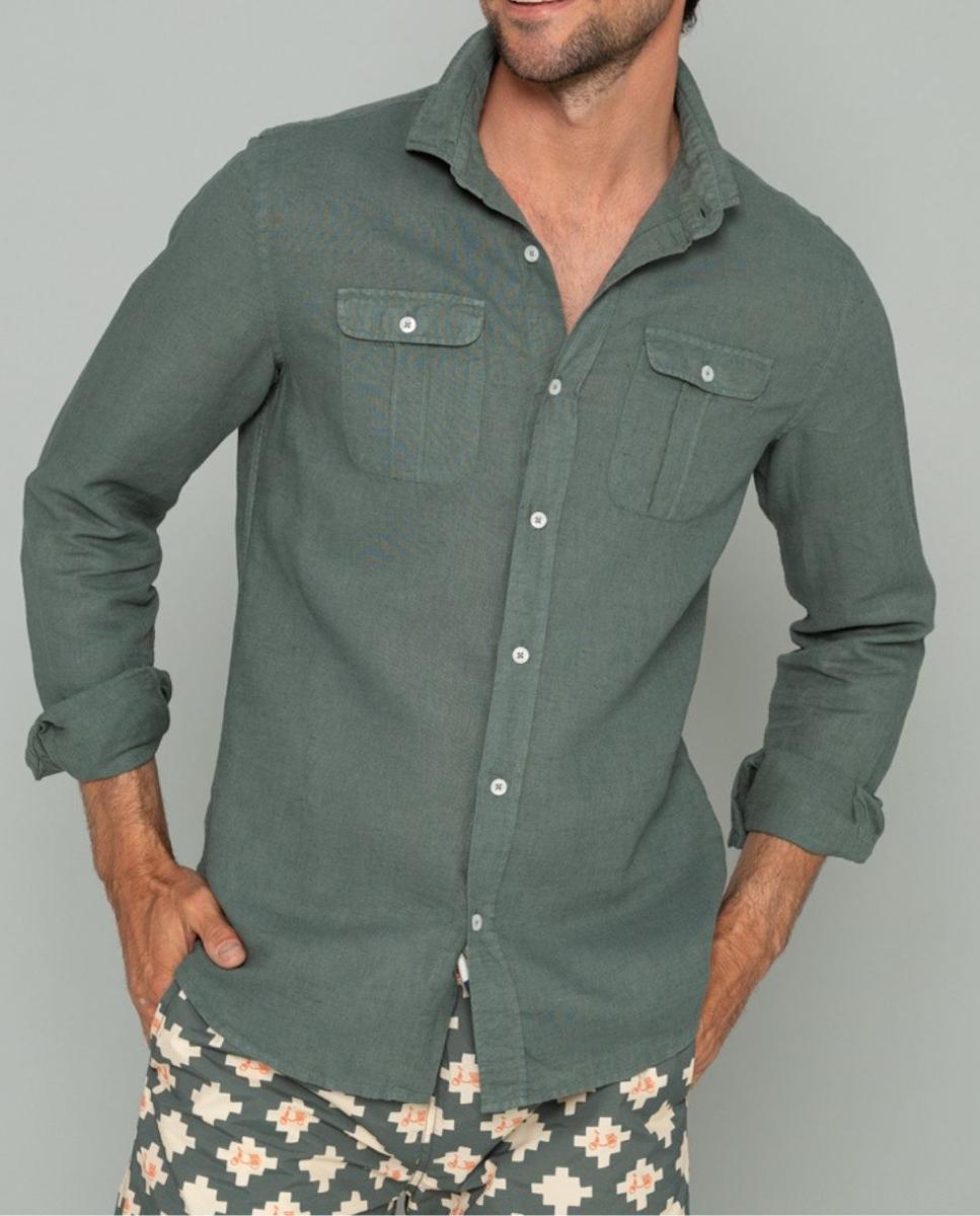 Imagen 0 de Camisa de hombre li-co con bolsillo