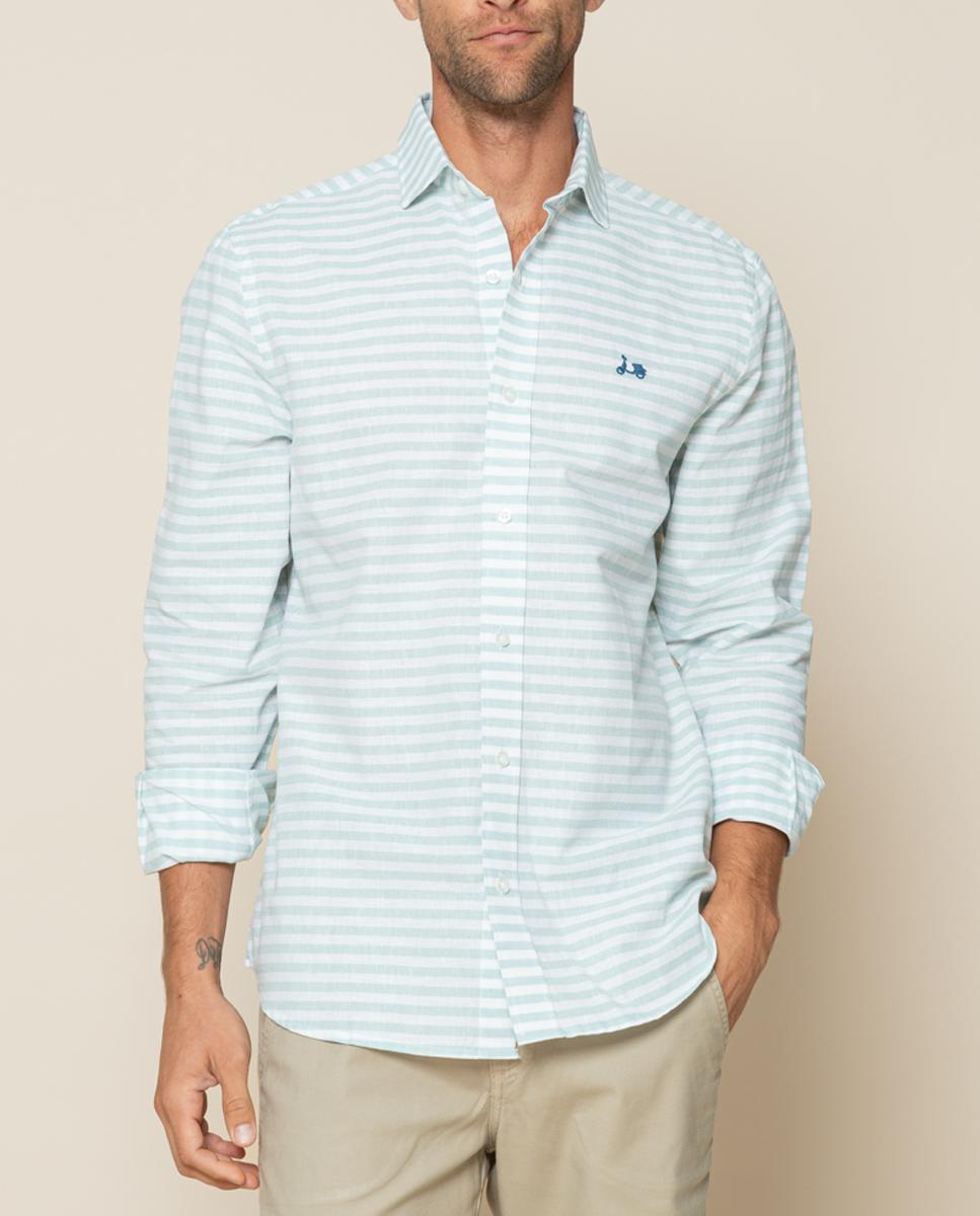 Imagen 0 de Camisa de hombre raya horizontal li-co