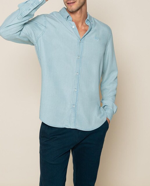 Imagen 0 de Camisa de hombre tencel denim