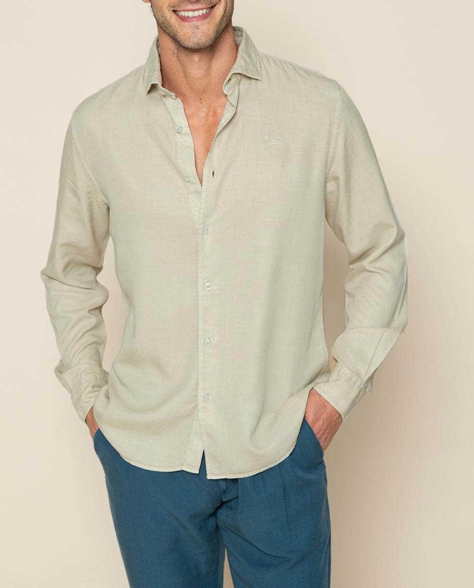 Imagen 0 de Camisa de hombre forest tencel linen