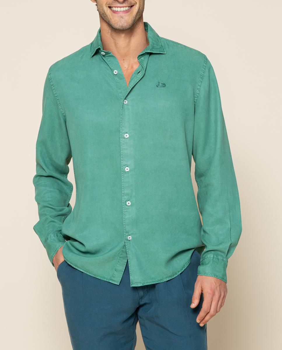 Imagen 0 de Camisa de hombre forest tencel linen