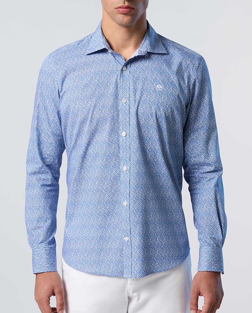Imagen 0 de Camisa de hombre en popelín fantasía