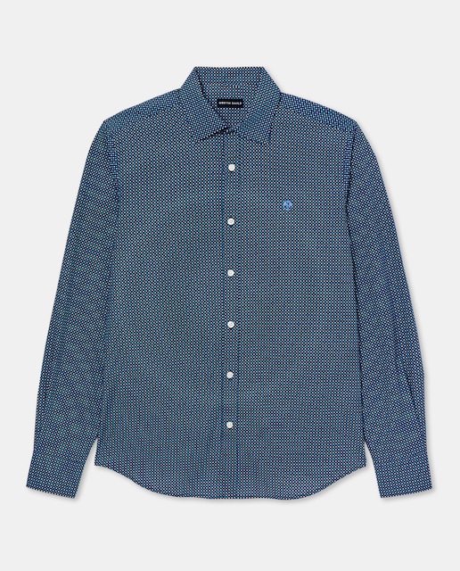 Imagen 0 de Camisa de hombre en popelín fantasía