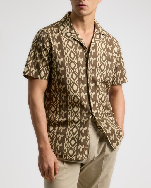 Imagen 0 de Camisa lino estampada