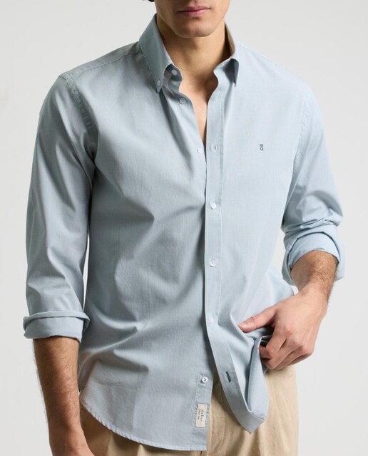 Imagen 0 de Camisa popelin micro cuadro