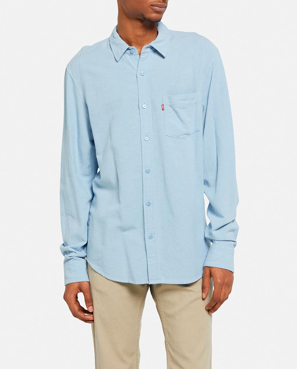 Imagen 0 de Camisa lisa de hombre regular
