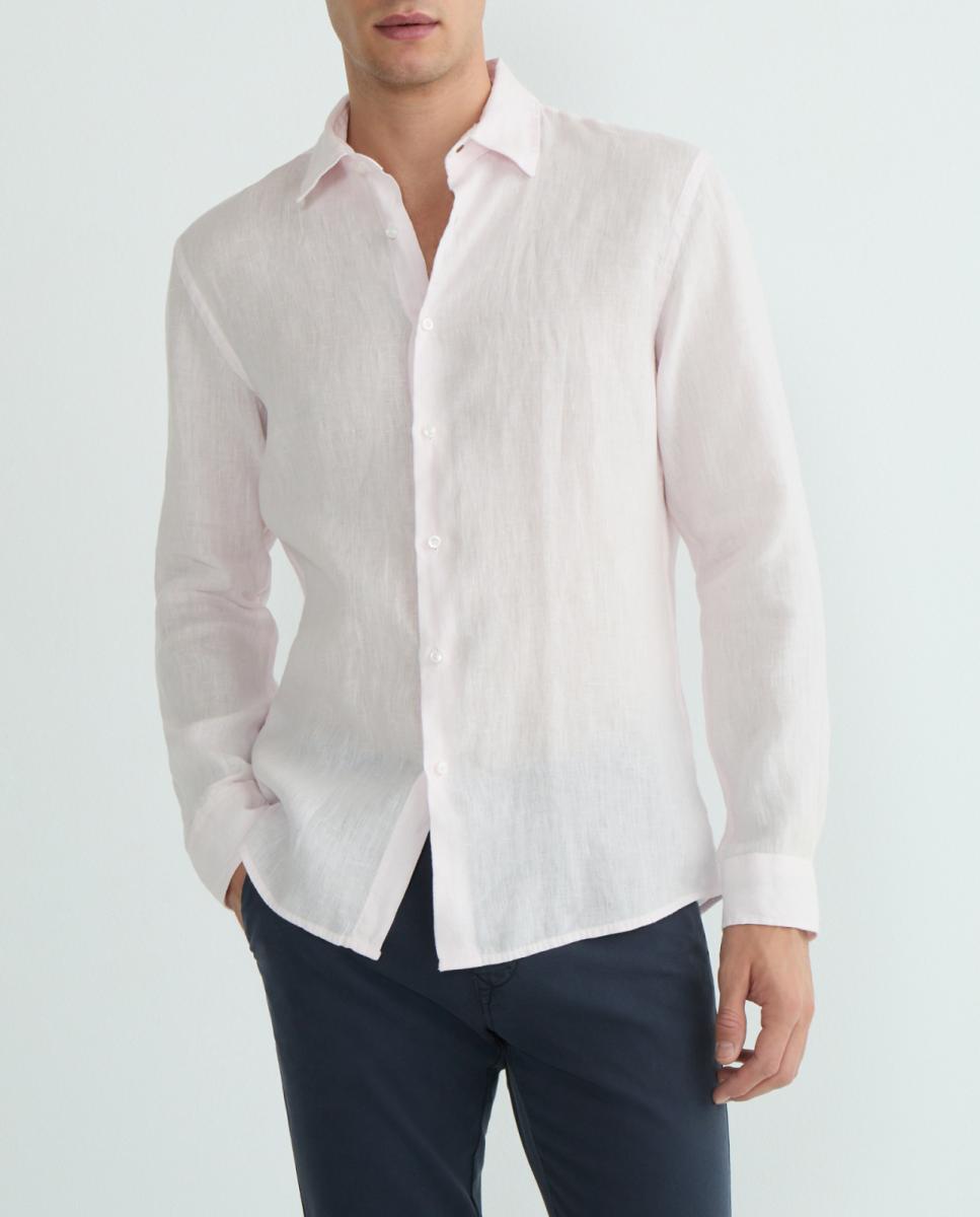Imagen 0 de Camisa de hombre de manga larga de lino