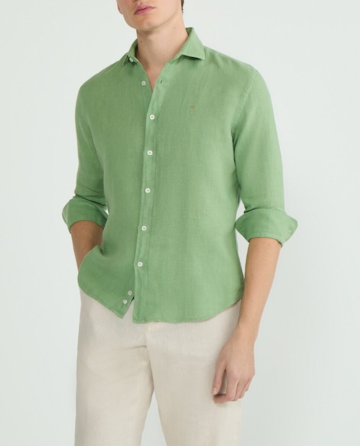 Imagen 0 de Camisa de hombre regular de  lino