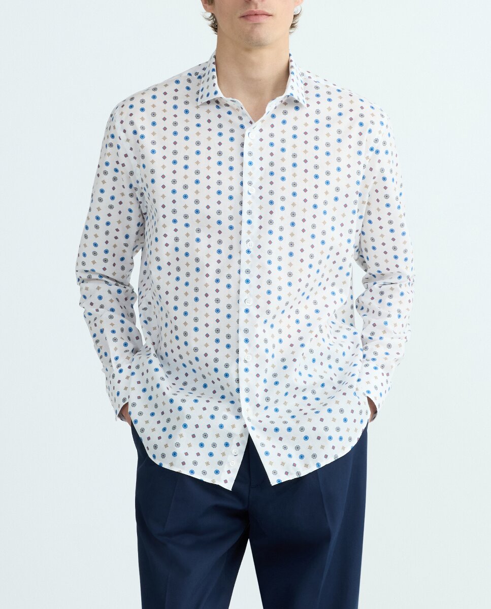 Imagen 0 de Camisa de hombre regular voile de geo