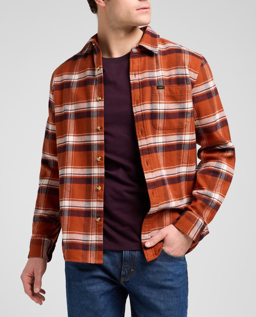 Imagen 0 de Camisa de manga larga de hombre abrigada
