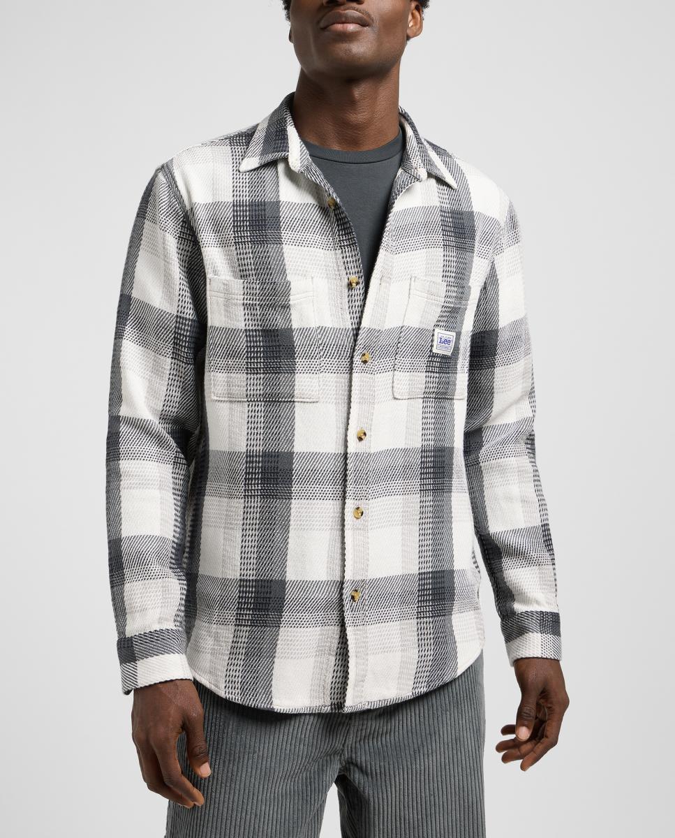 Imagen 0 de Camisa de manga larga de hombre corte relajado