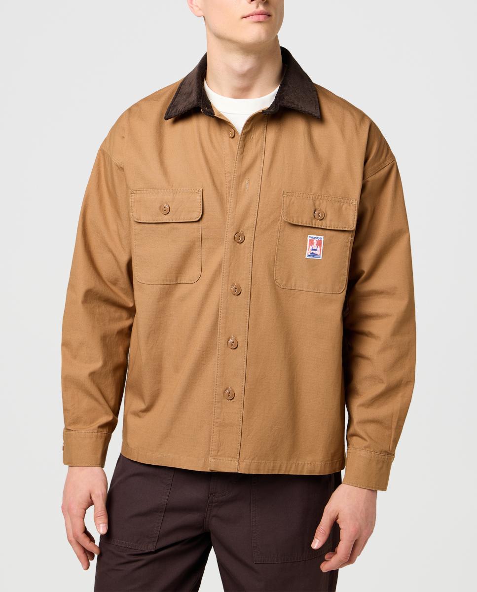 Imagen 0 de Sobrecamisa de manga larga de hombre