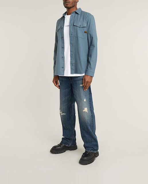 Imagen 0 de Camisa Marine de hombre de corte ajustado
