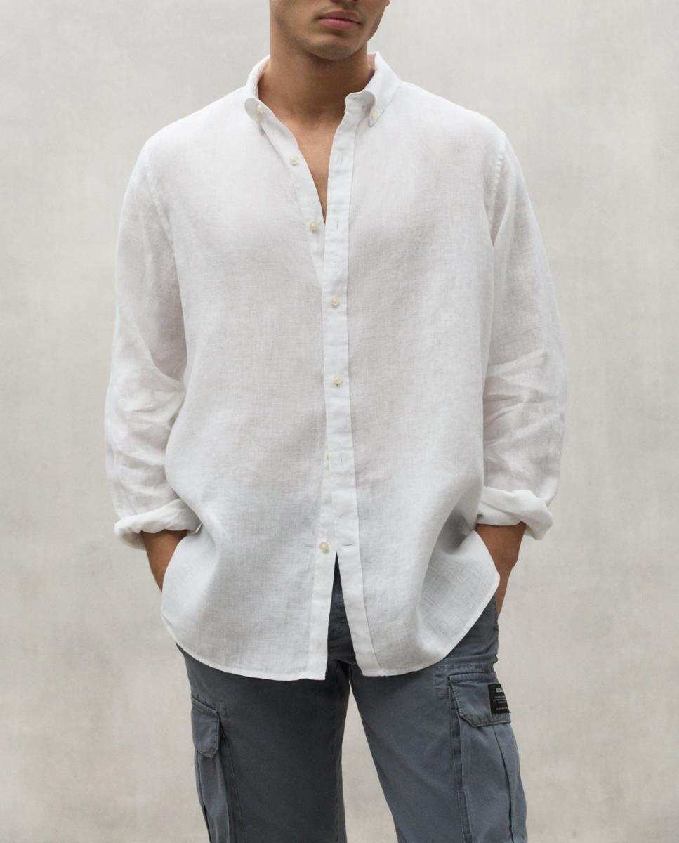 Imagen 0 de Camisa hombre lino sostenible
