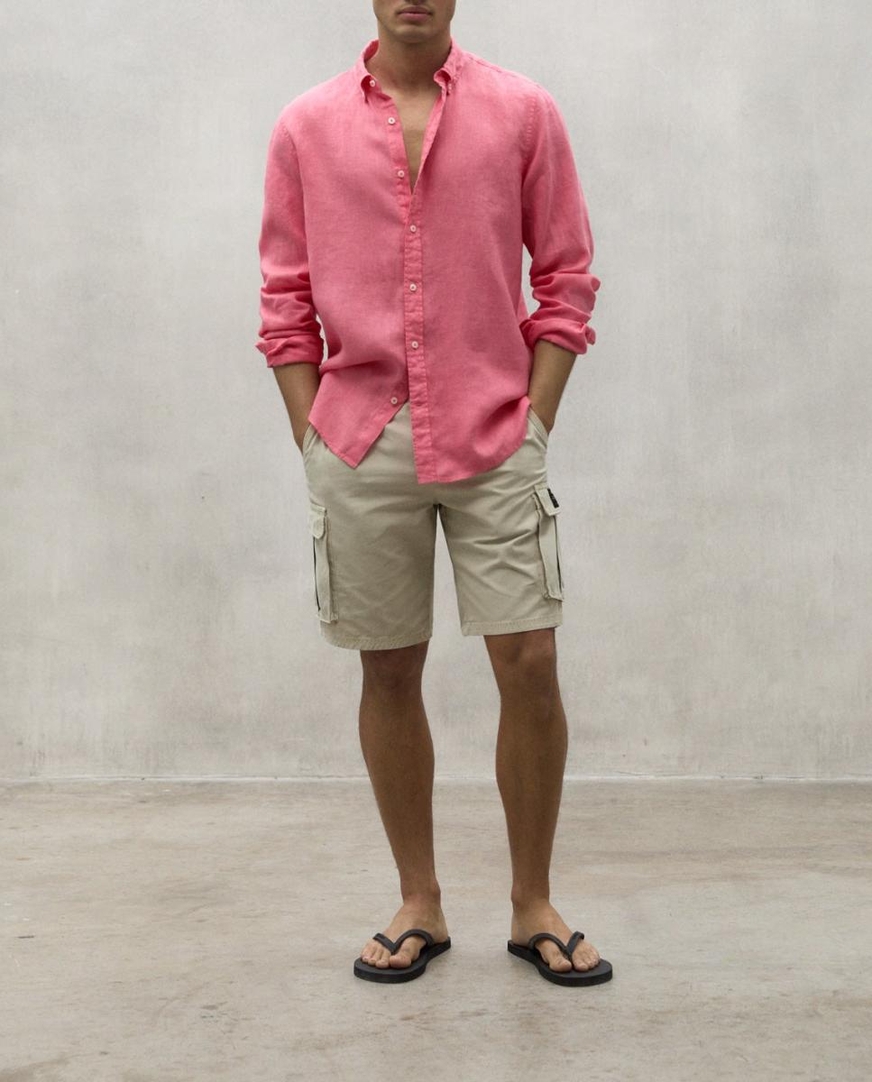 Imagen 0 de Camisa hombre lino sostenible