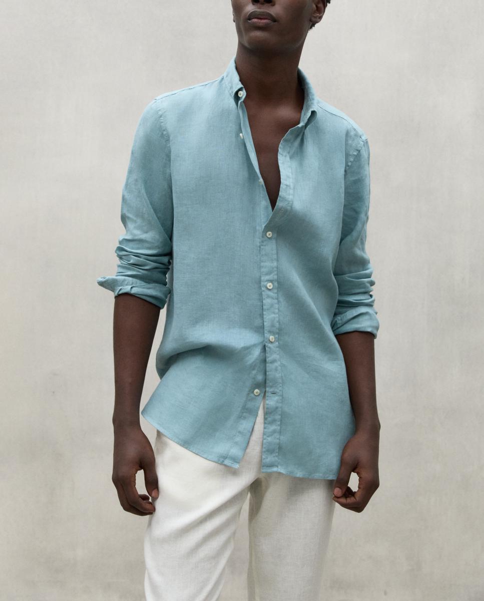 Imagen 0 de Camisa hombre lino sostenible