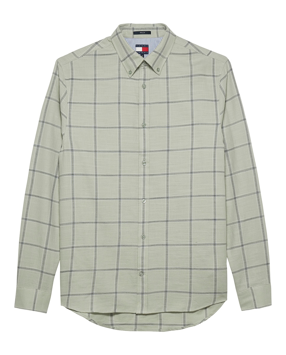 Imagen 0 de Camisa de hombre de manga larga a cuadros