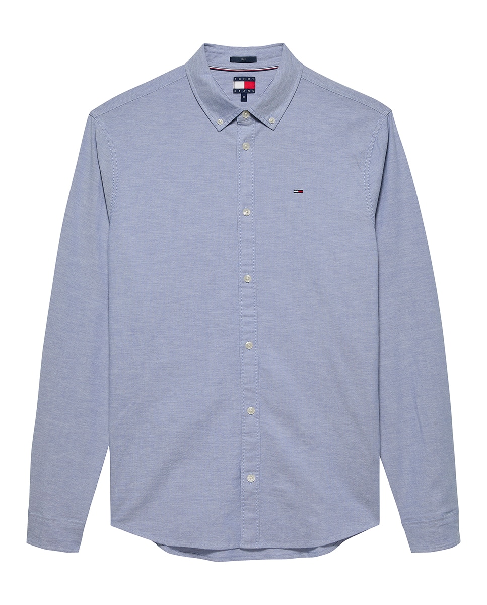Imagen 0 de Camisa de hombre slim fit en tejido Oxford