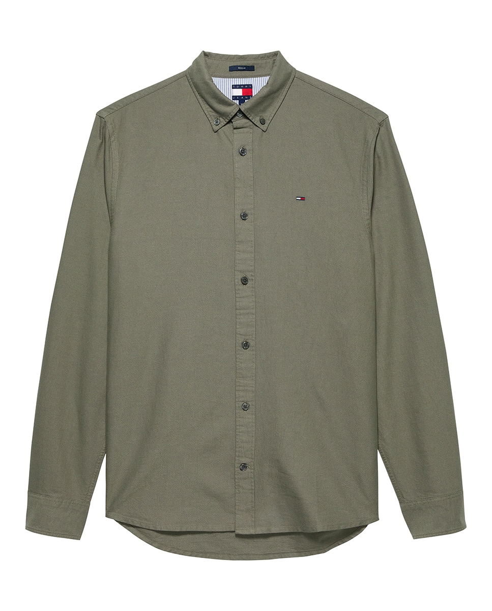 Imagen 0 de Camisa de hombre regular fit en tejido Oxford