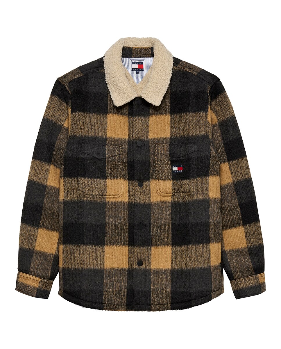 Imagen 0 de Sobrecamisa de hombre con interior sherpa