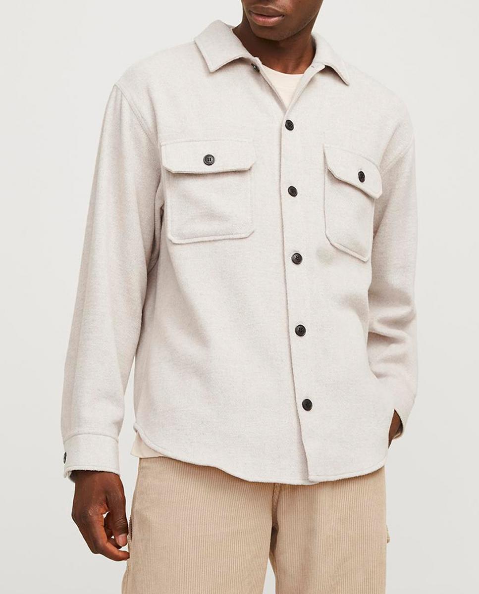 Imagen 0 de Sobrecamisa de cuadros con corte relax de hombre