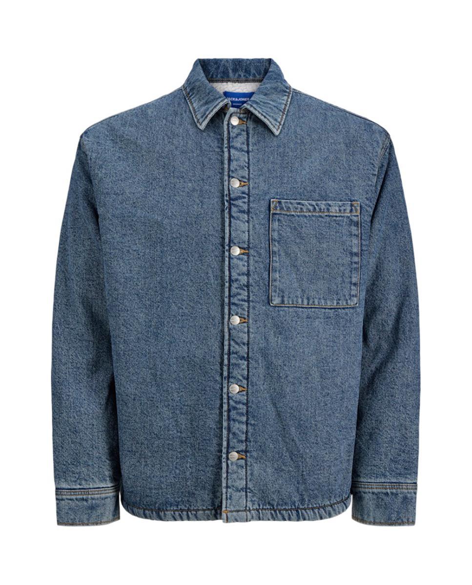 Imagen 0 de Sobrecamisa vaquera de hombre con bolsillo